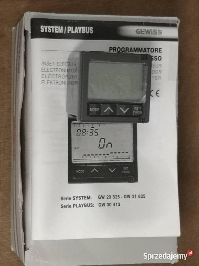 OKAZJA Programator GEWISS GW 20 825 Łódź