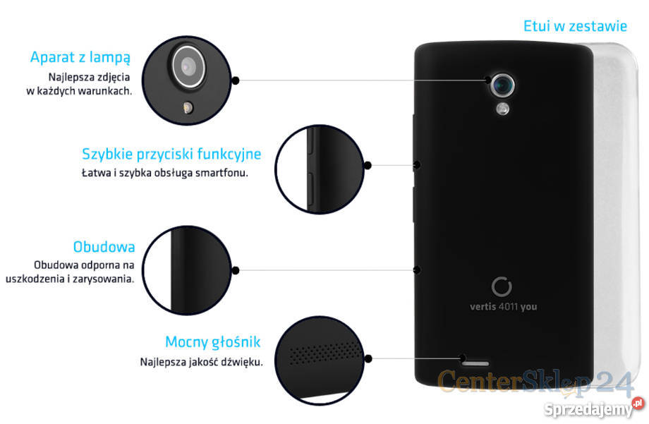 Smartfon OVERMAX VERTIS 4012 YOU 4x13 IPS Poznań