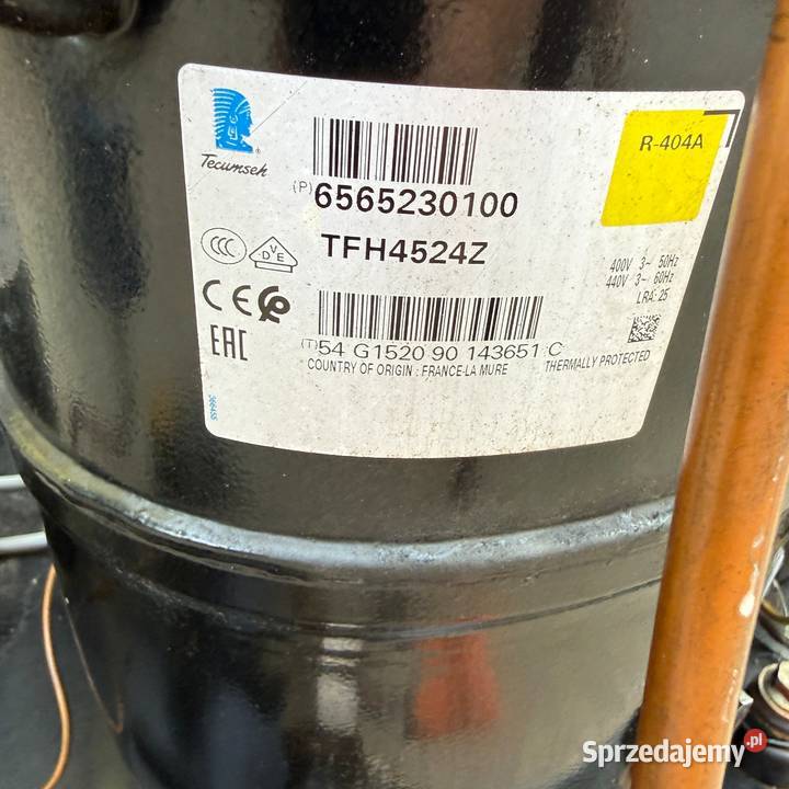 Agregat chłodniczy LUNITE HERMETIQUE TFH4524 opolskie Paczków
