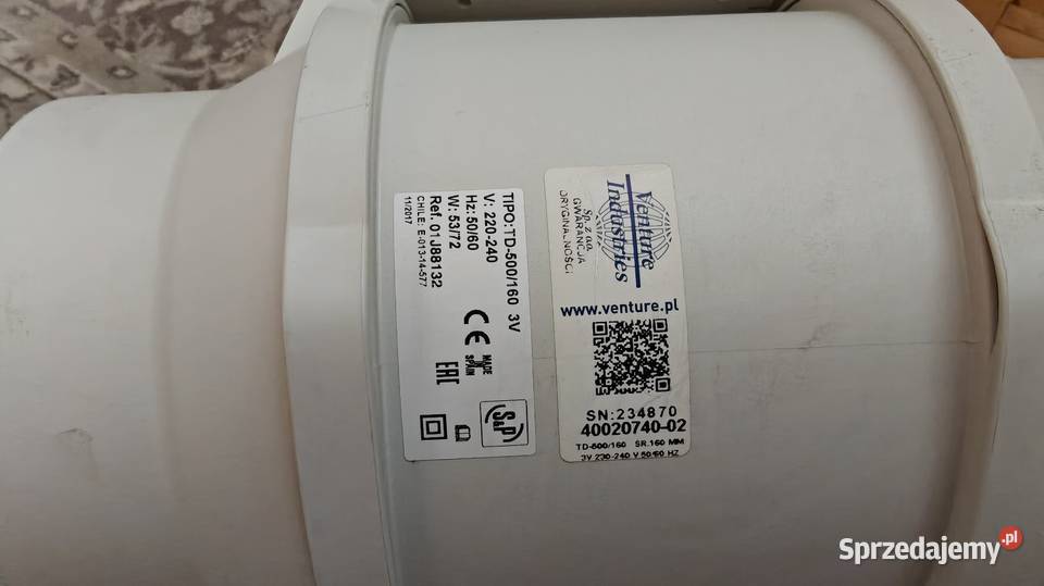Wentylator osiowy TD500 mazowieckie Warszawa