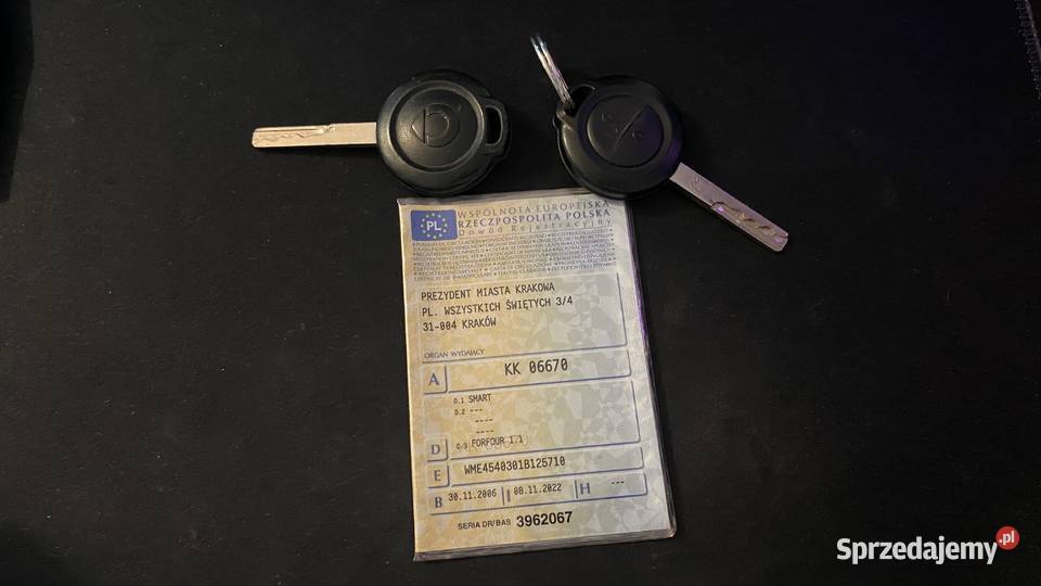 Smart ForFour 11 Benzyna 2006 Doinvestowany benzyna małopolskie Kraków
