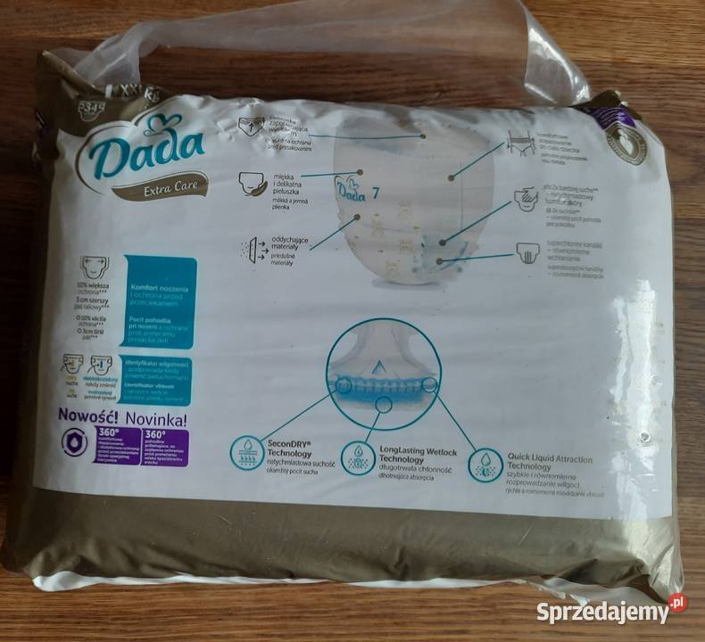 Pieluchomajtki Dada Care Pants 7 XXL dzieci o Morąg sprzedam
