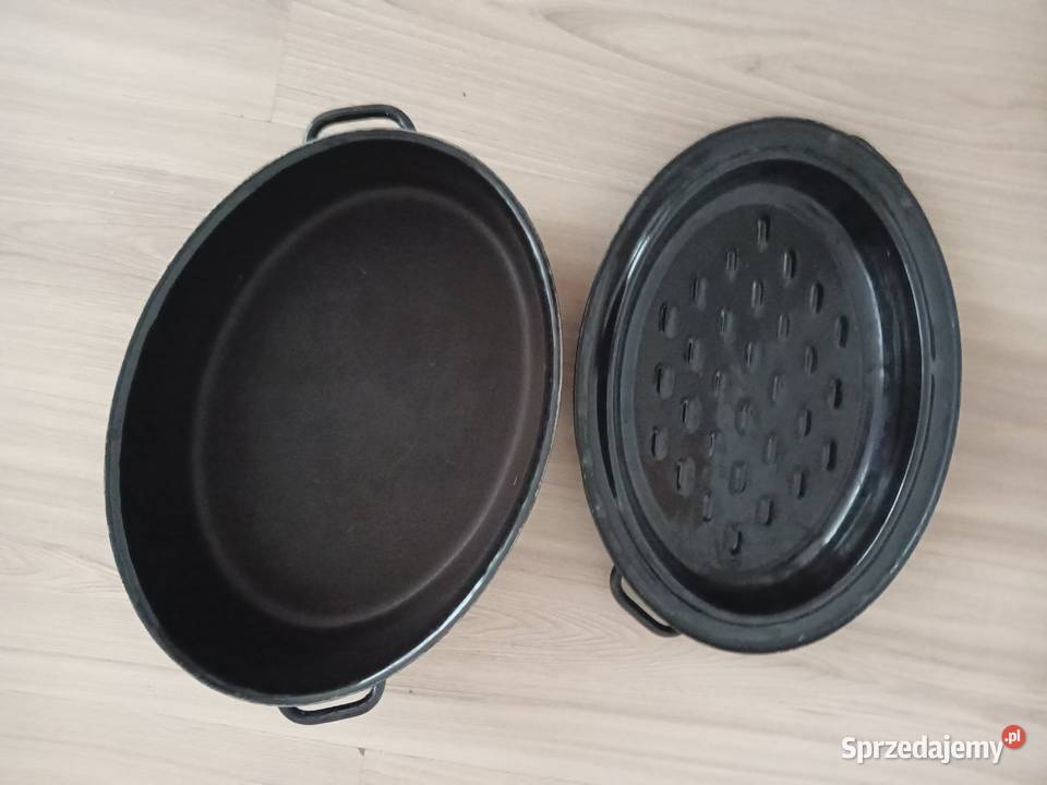 Brytfanna emaliowana żeliwna gęsiarka brytfanka małopolskie