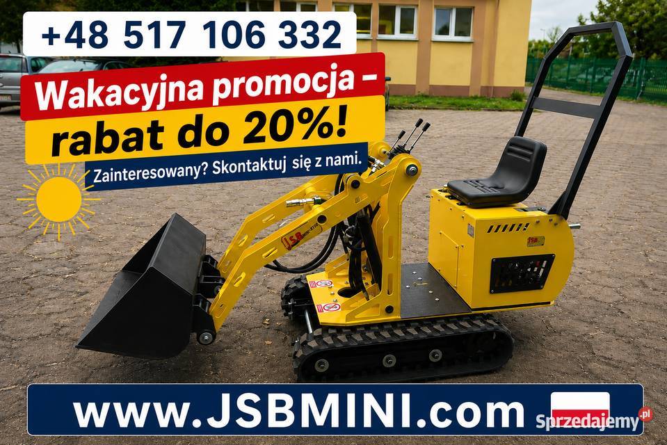 NOWA Mini E ładowarka gąsienicowa MSTL113 Toruń