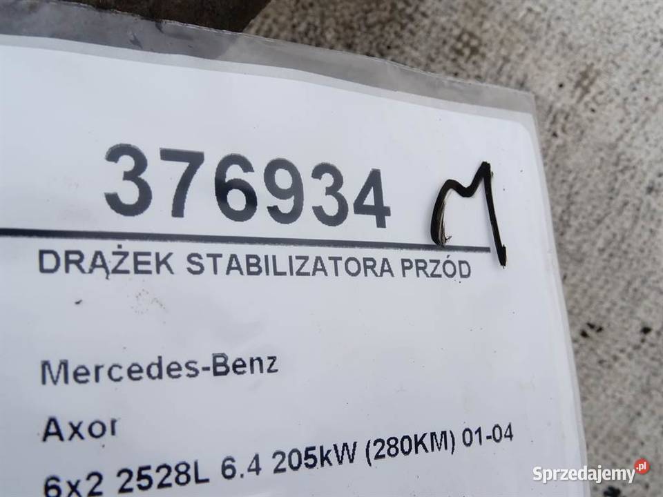 DRĄŻEK STABILIZATORA PRZÓD MERCEDES AXOR Van ciężarowe podkarpackie sprzedam