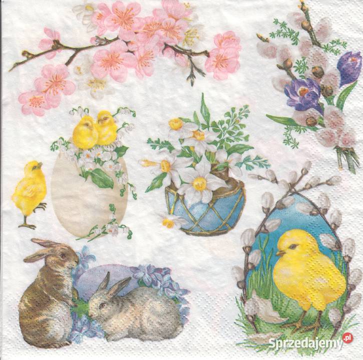 Serwetki decoupage WIELKANOC Skarżysko-Kamienna sprzedam