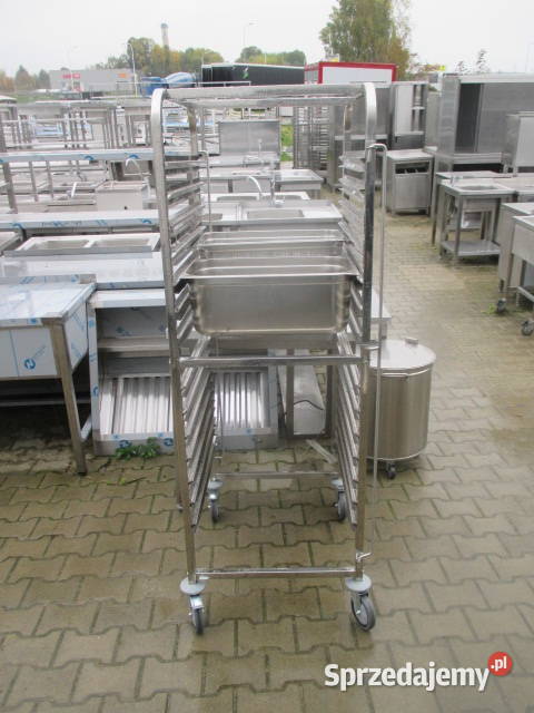 Wózek Transportowy Ze Stali Nierdzewnej 14x GN Gastronomia Ostrów Wielkopolski