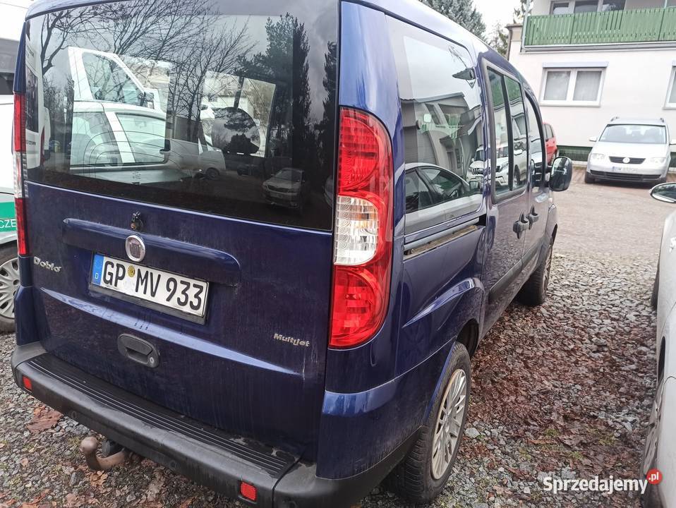 Funkcjonalny Doblo II 19JTD 120 2009 50 l100 kurtyny powietrzne Doblo Wrocław sprzedam