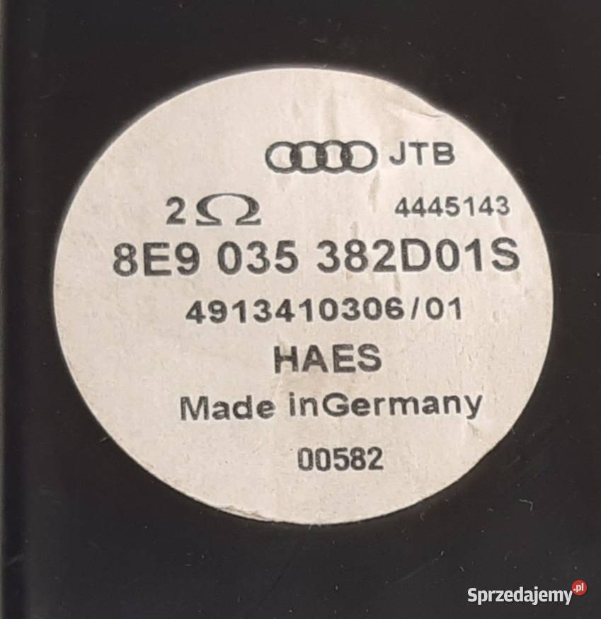 GŁOŚNIK SUBWOOFER WZMACNIACZ AUDI A4 B6 B7 osobowe Mielęcin