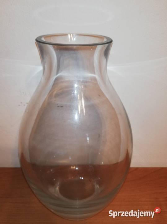 Szklany wazon grube szkło Warszawa sprzedam