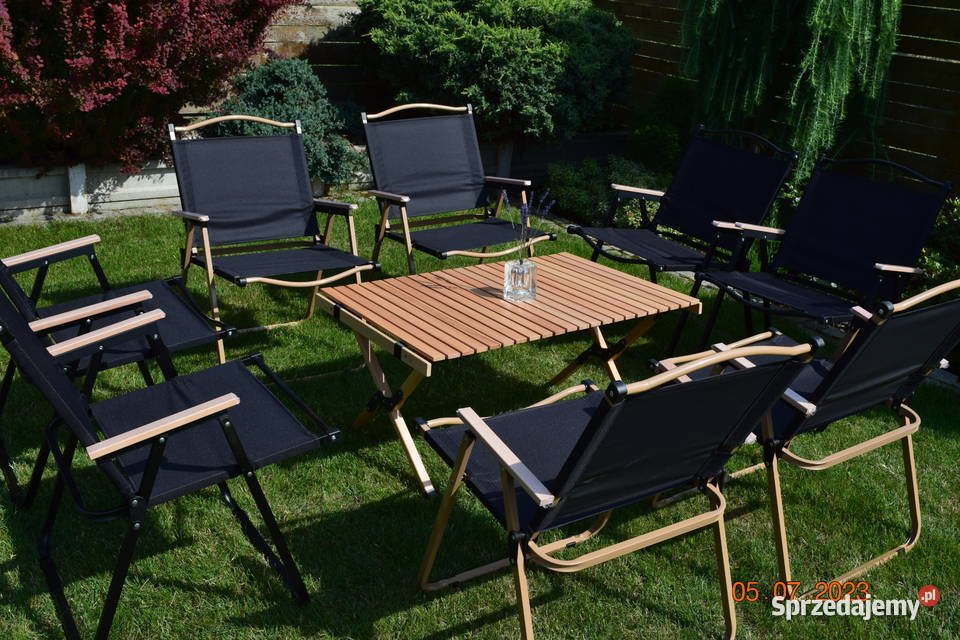 krzesło skladane campigowe lokietniki drewno Bosutów sprzedam