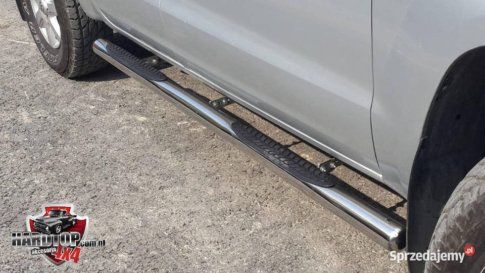 Progi orurowanie Stopnie Boczne CHROM 70mm VW Pasłęk