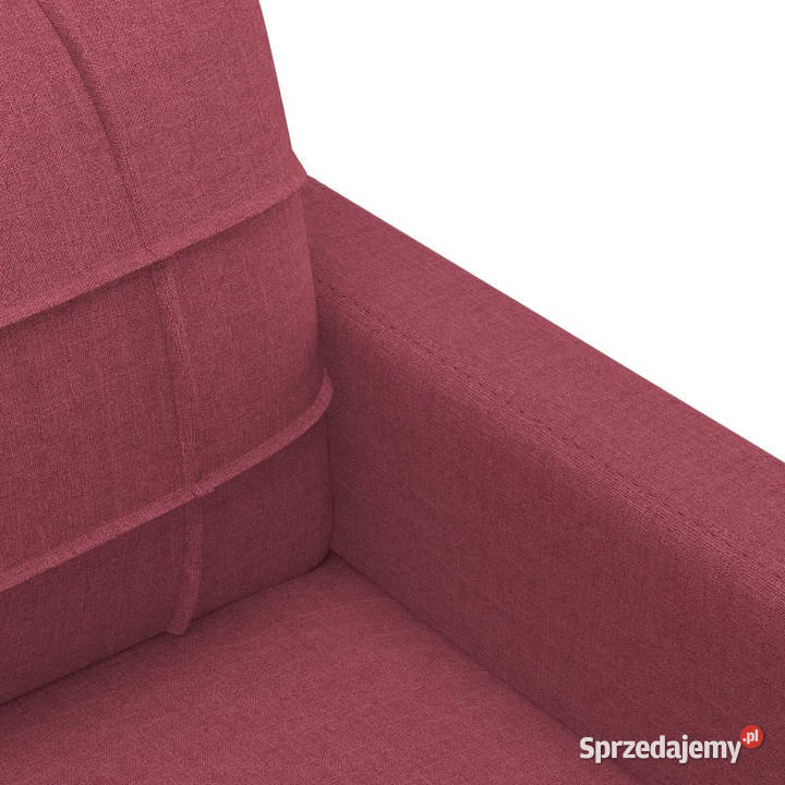 Sofa 2osobowa winna czerwień 120 tapicerowana Warszawa