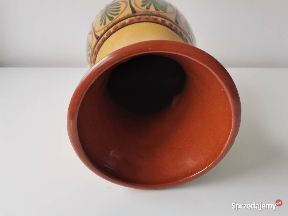 Stary gliniany wazon ceramika Spódzielnia Katowice sprzedam