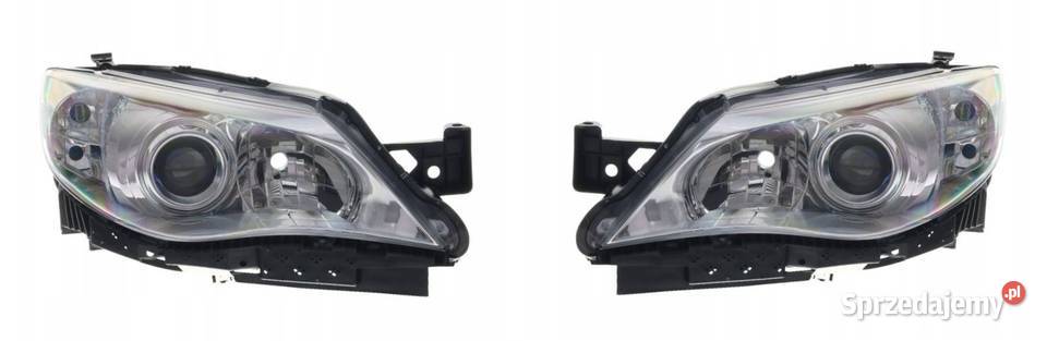 Subaru Impreza 0712 Reflektor przedni lampa osobowe Lampy przednie Łódź