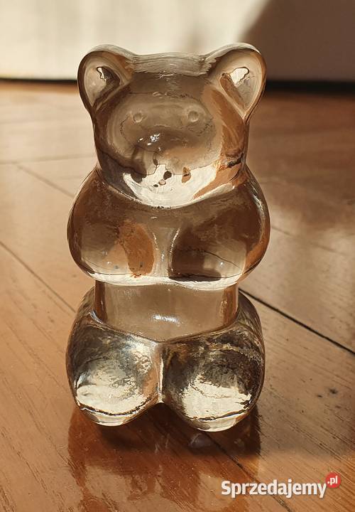 Miś szklany Haribo figurka szkło Leonardo Porcelana i szkło Myszków