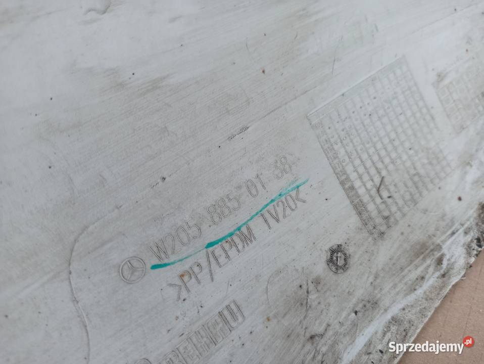 MERCEDES CKLASA W205 SEDAN ZDERZAK TYŁ TYLNY lubuskie