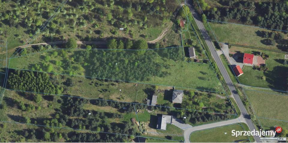 Działka rolnobudowlana 7500 m front 35m 49zł/m2 Zawiercie