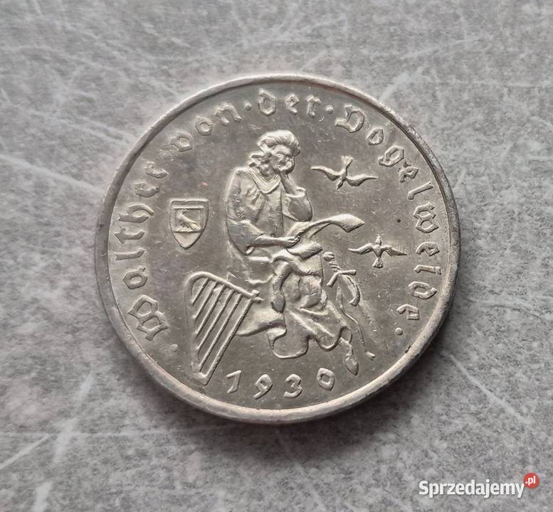 79 NIEMCY WEIMAR srebro 3 Marki 1930 r E Wola Kruszyńska