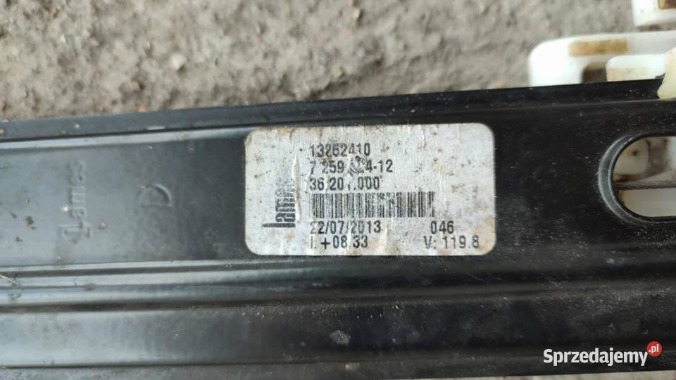 Mechanizm podnoszenia szyby osobowe Klotyldów