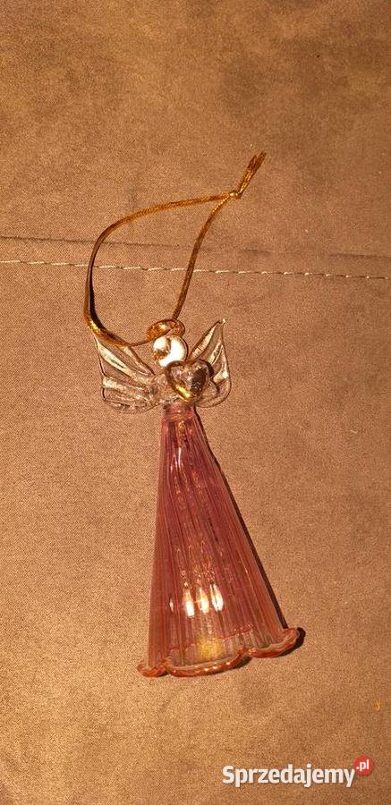 Aniolek dzwoneczek szkło mazowieckie Legionowo