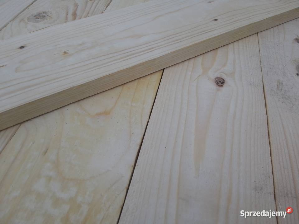 Naturalne drewniane deski heblowane świerk Łódź