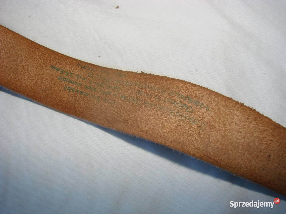 ZHP skórzany pas harcerski PRL Pruszcz Gdański