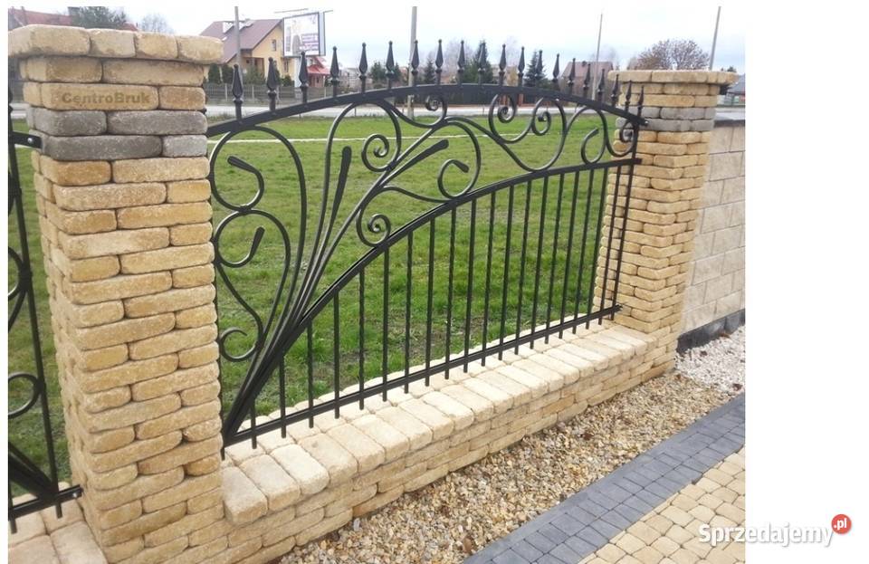 Cegła Łupana Antyk Postarzana Ogrodzenie Jadar