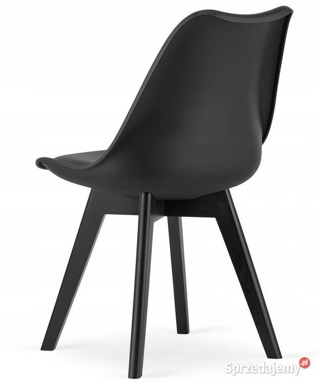 Krzesło CZARNE salon kuchnia jadalnia NOWOCZESNE Stoły, krzesła, biurka sprzedam