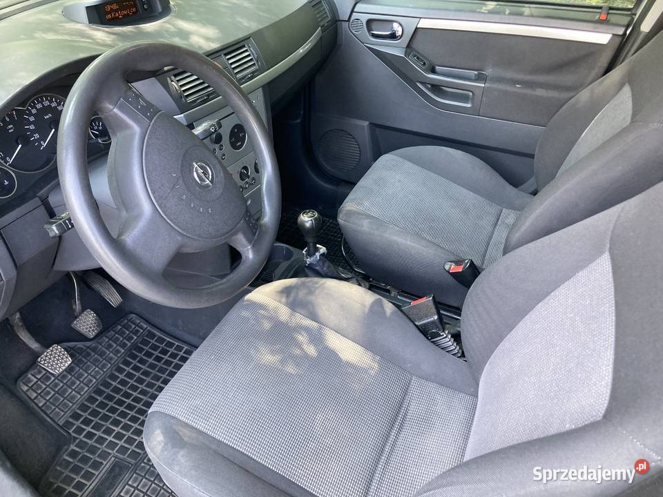 Opel Meriva Klimatyzacja Wygląd welurowa tapicerka Meriva Chorzów
