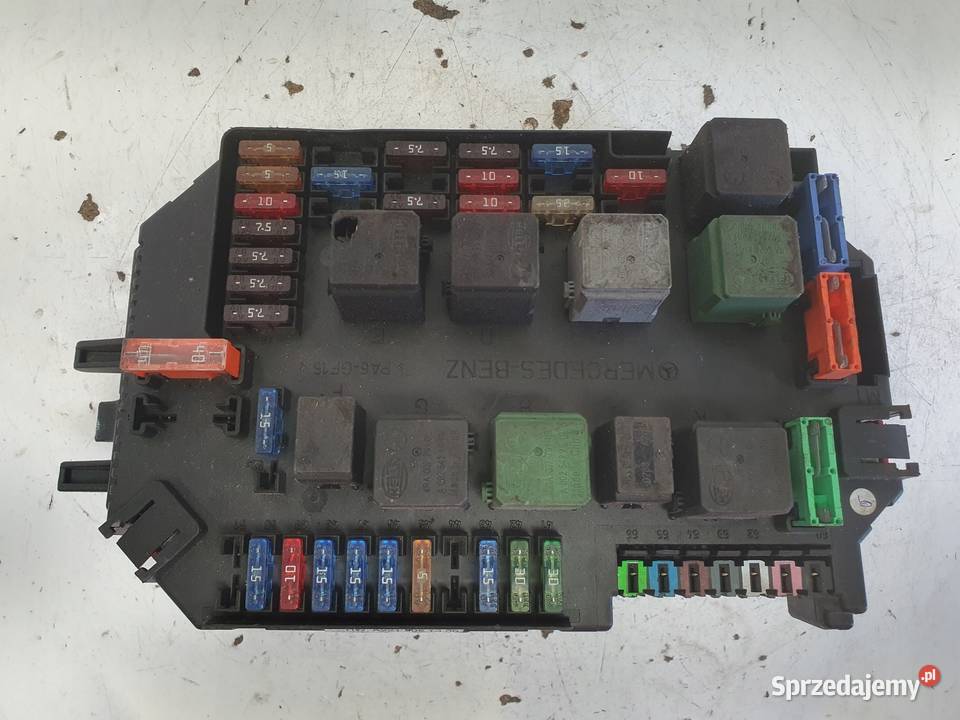 Mercedes C216 W216 CL63 SKRZYNKA BEZPIECZNIKÓW Rudka
