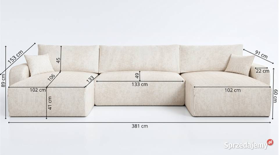 Narożnik TORONTO U XL Kępno sprzedam