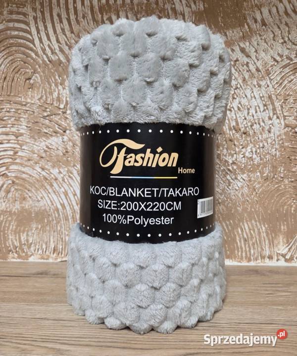 Koc Tłoczony 200x220 Szary sprzedam