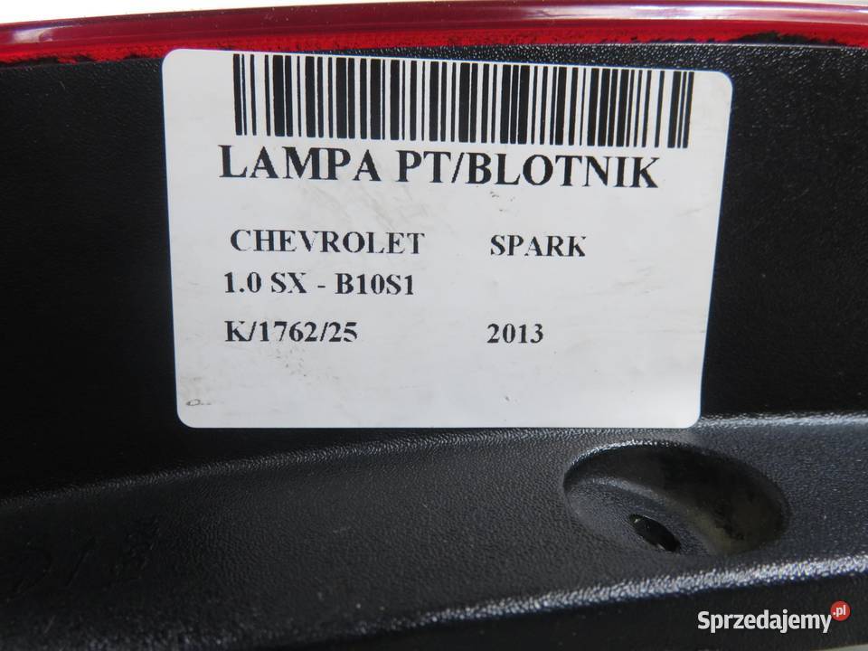 LAMPA PRAWA TYLNA CHEVROLET SPARK M300 małopolskie