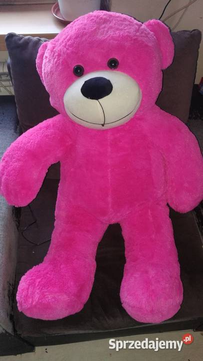 Pluszowy miś różowy 3 lata+