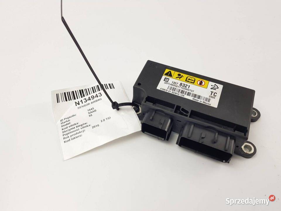 SENSOR AIRBAG 13578321 95 III SAAB Lipno