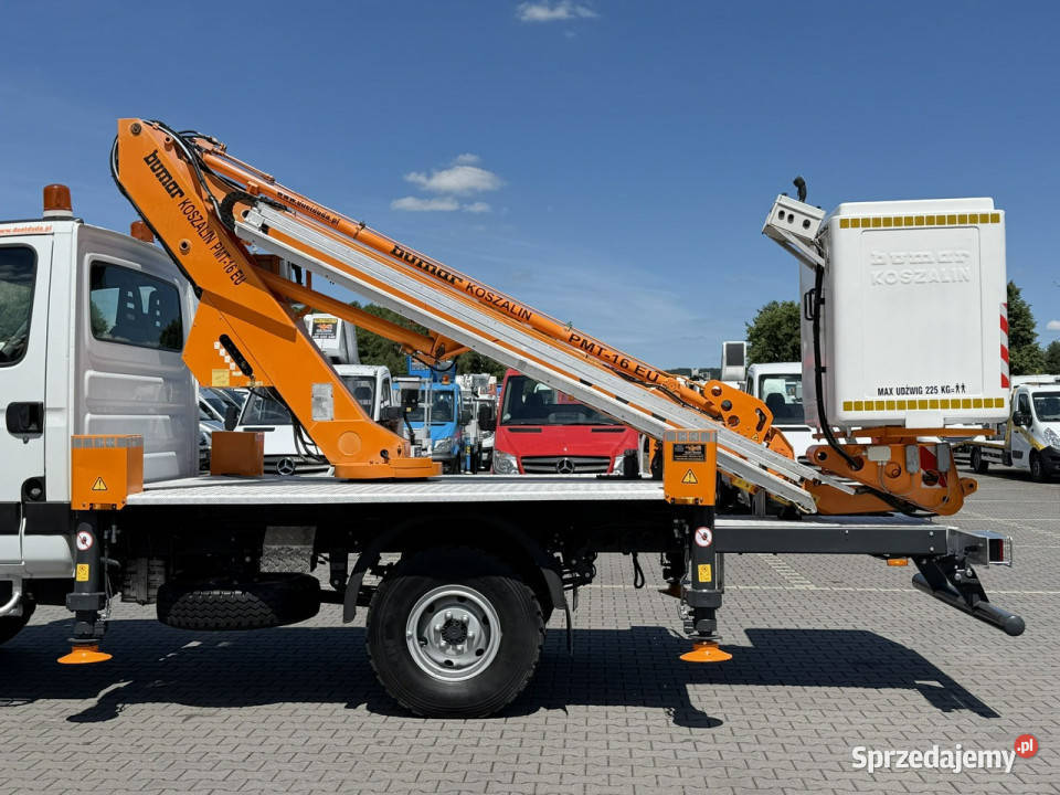 Iveco Daily 55S18W 4x4 Zwyżka 16m Bumar Koszalin Widełki