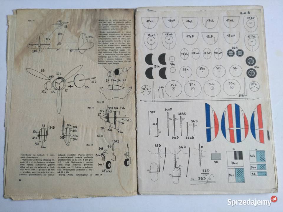 Mały Modelarz 10111987 P38 Lockheed Lightning