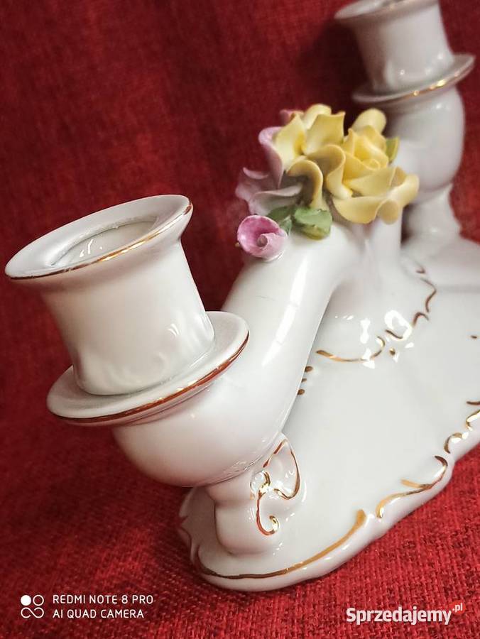 Świecznik Porzellanfabrik GrfenrodaOrt Reinhold