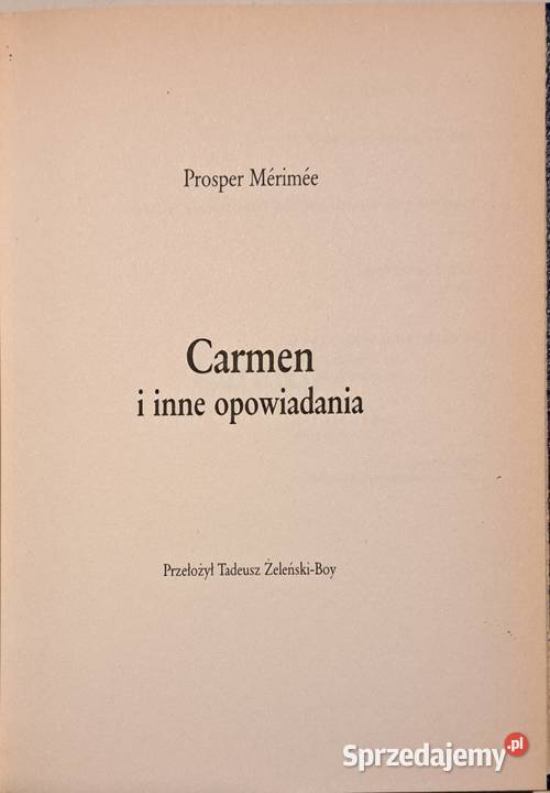 Carmen i inne opowiadania