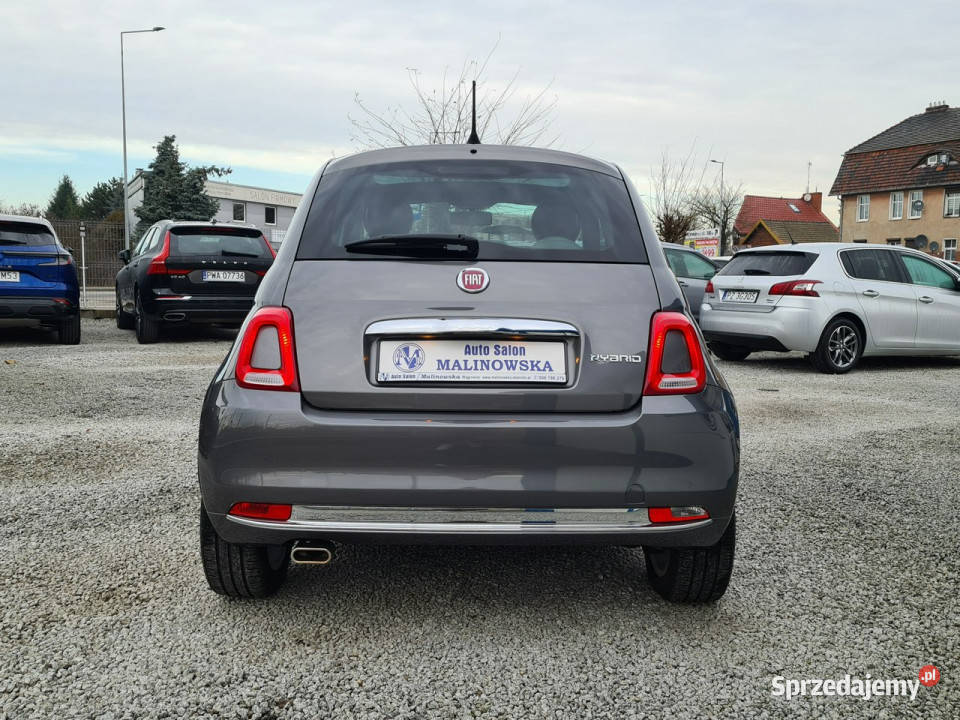 Fiat 500 33 SzklanyDach Klimatyzacja Led szyberdach