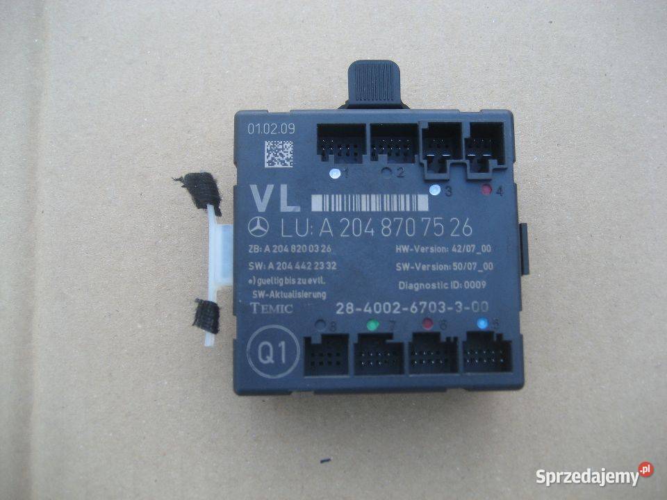 mercedes 204 w204 c klasa moduł drzwi przód lewy Rakoniewice