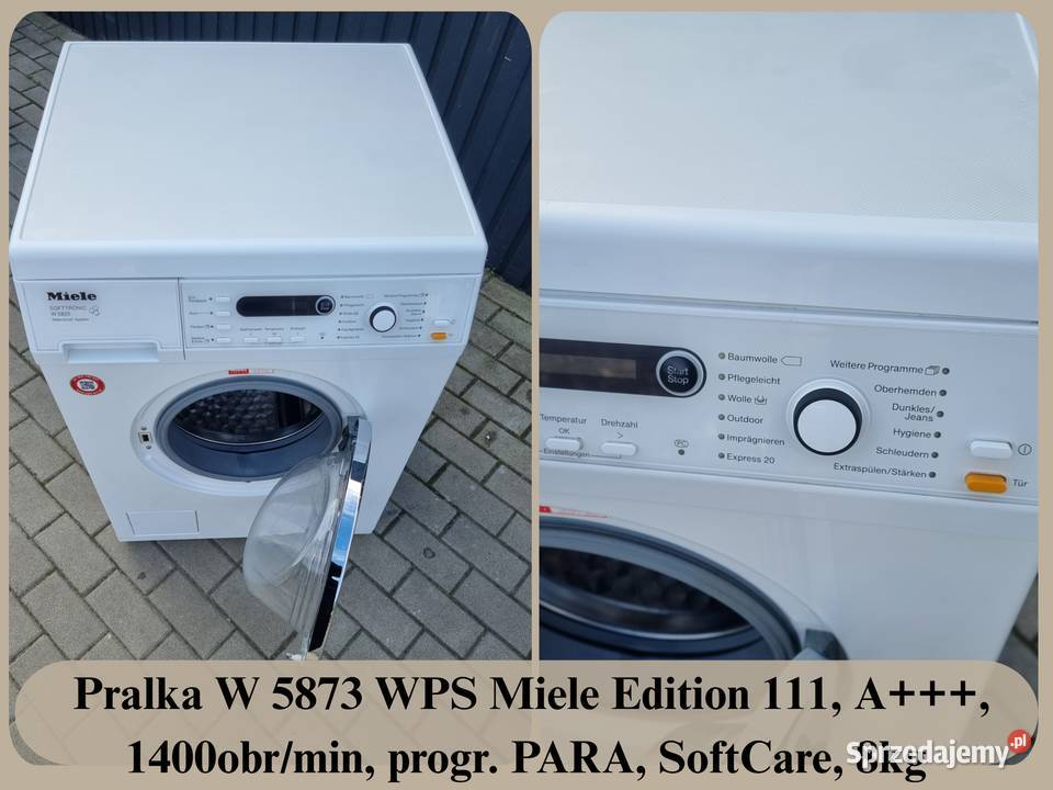 Pralka W 5873 WPS Miele Edition 111 A 1400obrmin Poznań