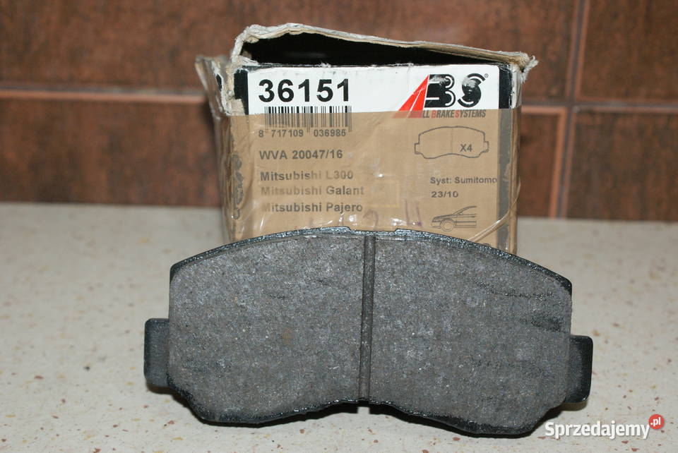 36151 ABS KLOCKI HAMULC MITSUBISHI PAJERO 8387 mazowieckie Białobrzegi