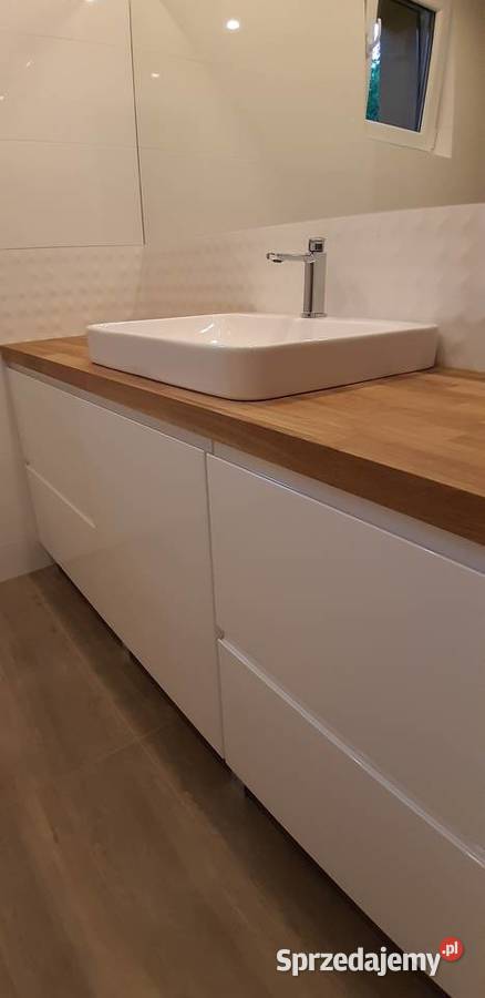 Szafka pod umywalkę drewniany dębowy l 50cm Gdańsk