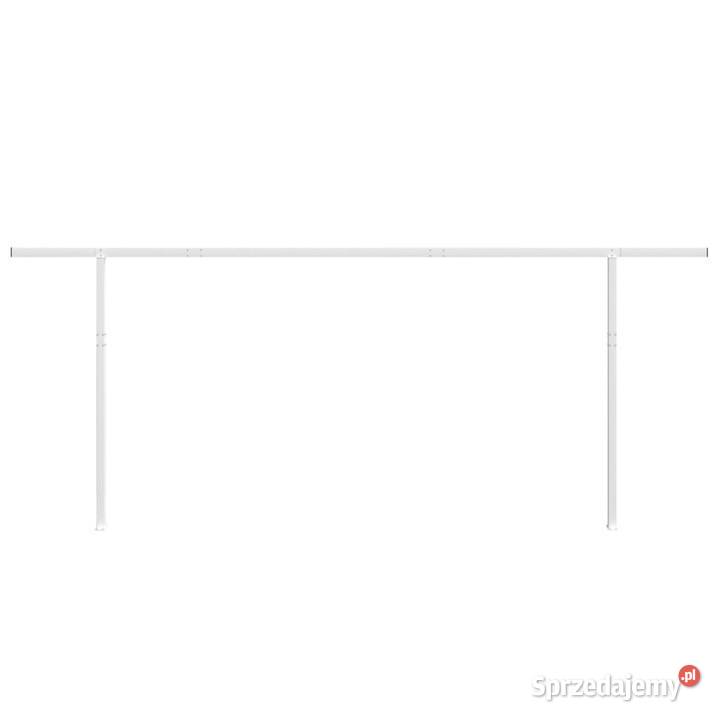 Zestaw słupków do markizy biały 600x245 żelazo mazowieckie sprzedam