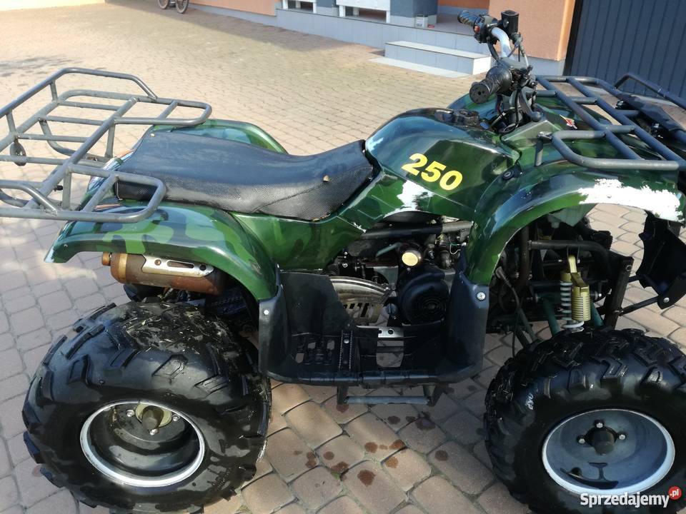 Okazja Quad 250 pług nowy akumlator małopolskie Regulice