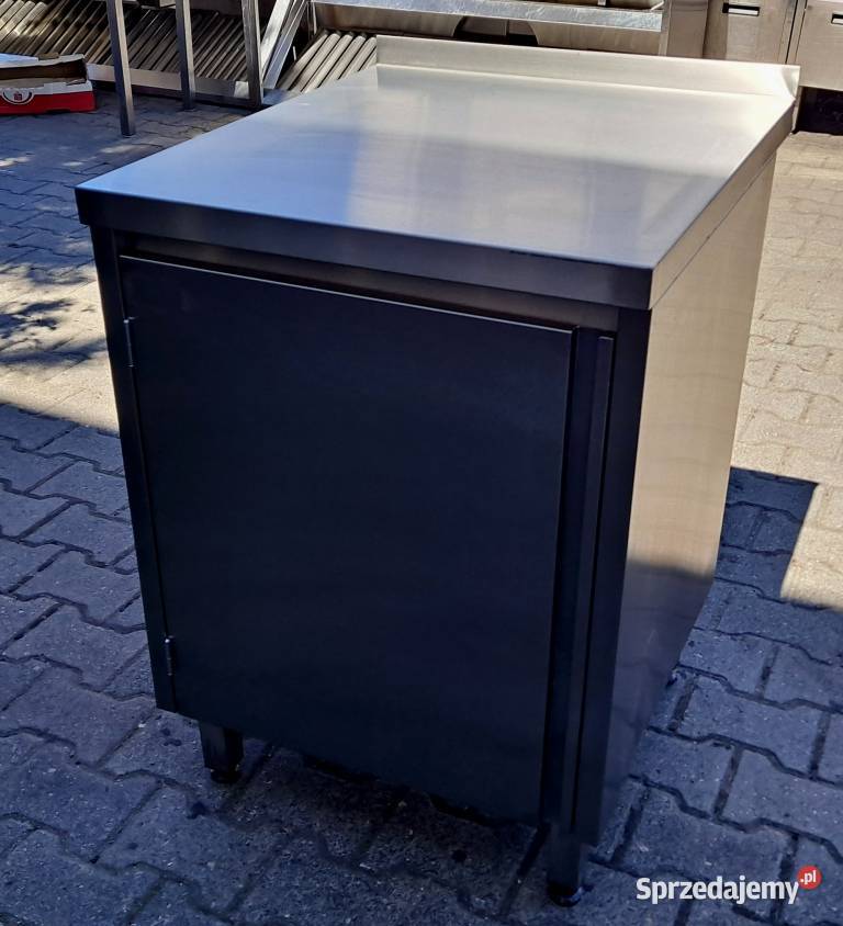 STÓŁ Z SZAFKĄ I PÓŁKĄ DORA METAL 607085 M930N Nowe Skalmierzyce