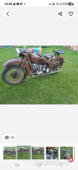 Ural M62 w oryginalnym malowaniu Otyń sprzedam