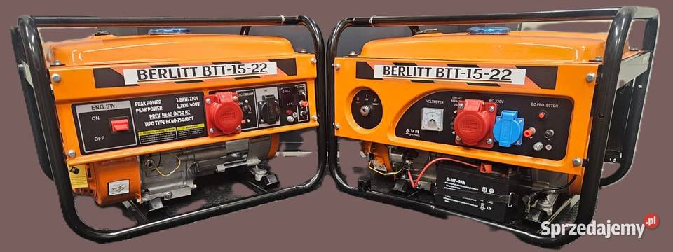 Agregat prądotwórczy generator BERLITT BTT1522 Bytów